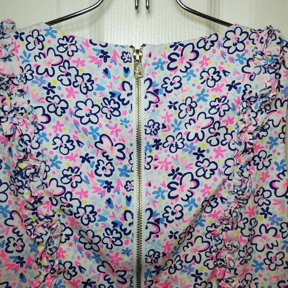 Lilly Pulitzer Amia Ditsy Floral Dress Sz 12